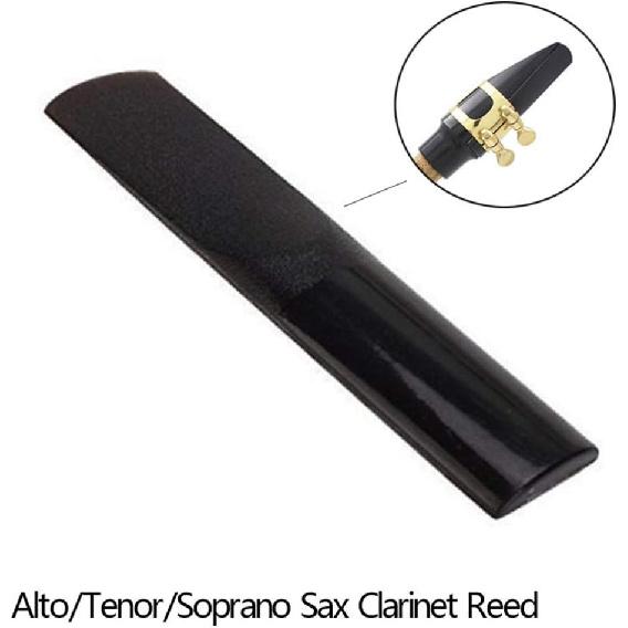 2pcs Clarinet Reeds 2.5 Strength Resin Woodwind Reed Accessory for Alto Clarinet