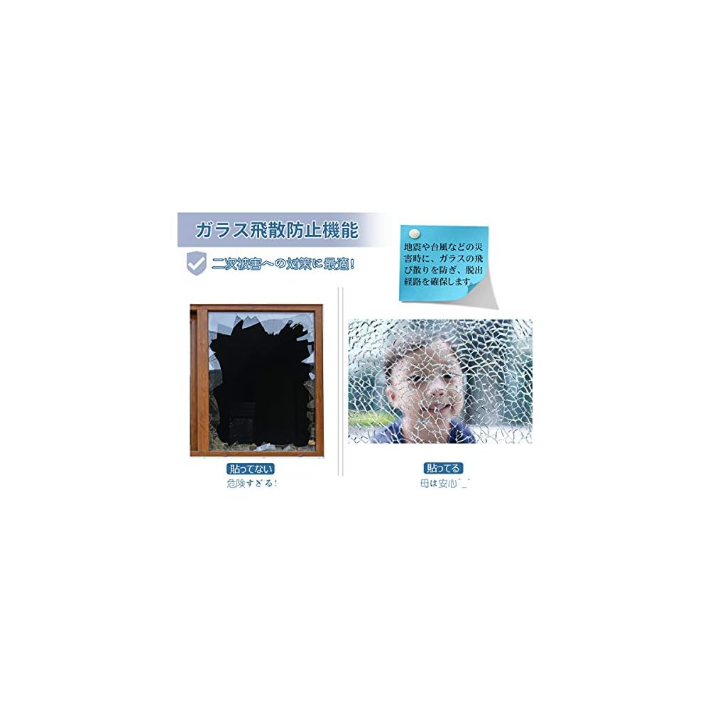 KTJ Window Film, Window Insulation and Heat Shielding Sheet, Privacy Film, Window Glass Film, Glass