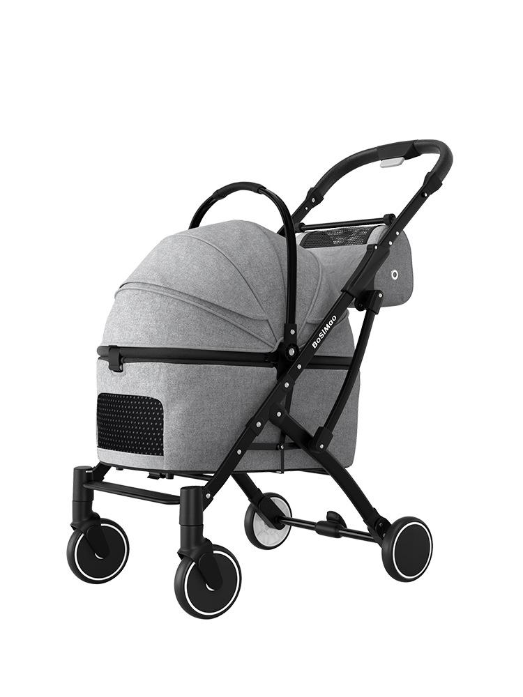 

Новый дизайн коляски для кошек и собак с полностью скрытой пряжкой, легкая и складная ручная тележка