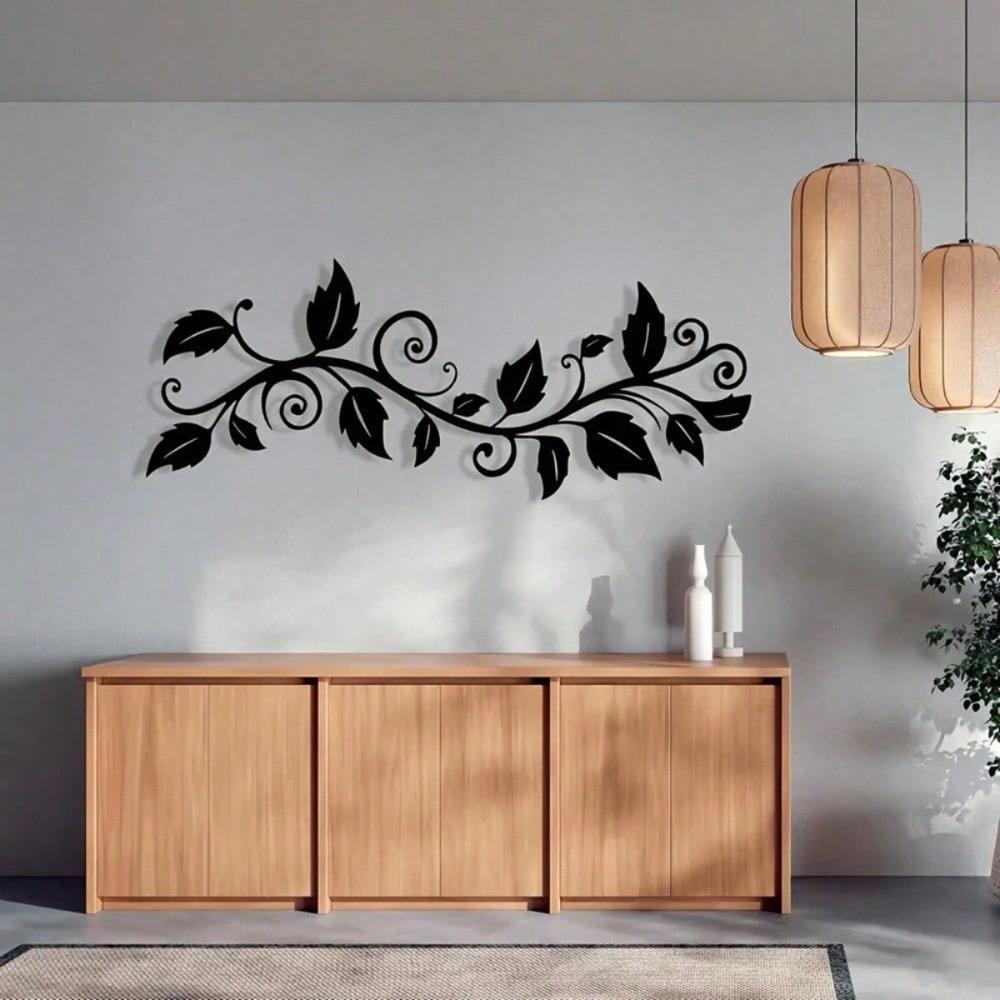 Kovová nástěnná dekorace do obývacího pokoje Moderní design interiéru domu