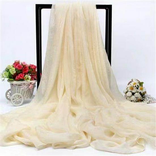 Extra-Large Bright Red Chiffon Scarf for Spring & Summer – Versatile Sunscreen Shawl for Beach, Dance, or Party.