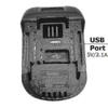 Dewalt Dcb Milwaukee M18 18v/20v Lithium Battery Converter Adapter To Makita 18v