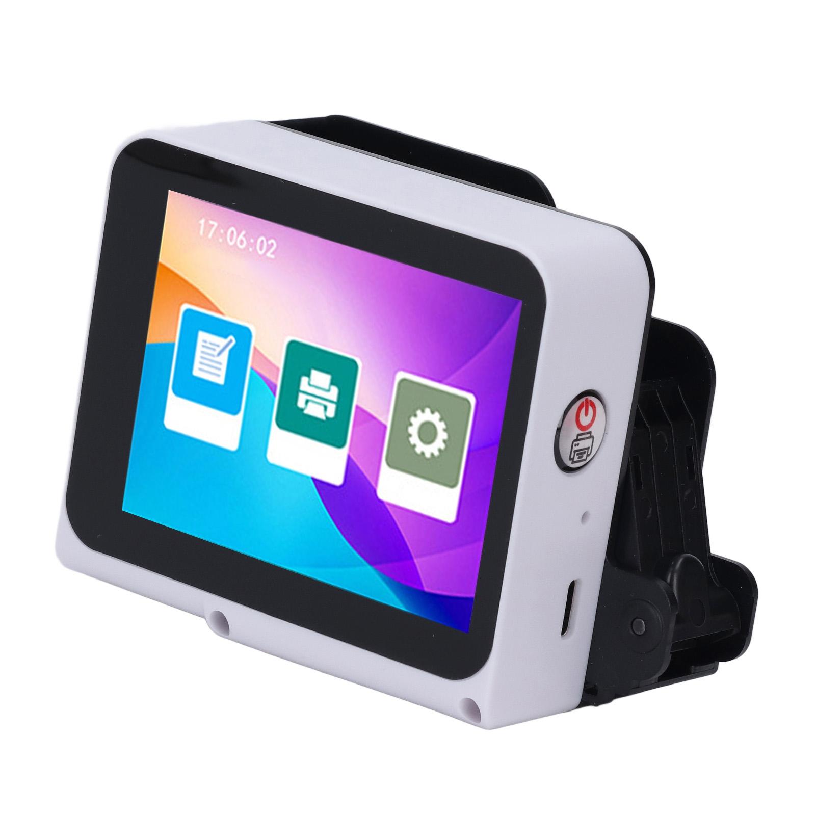 Handheld Printer 12,7 mm Inkjet Printmachine voor Barcode Datum Label Batchnummer Ondersteuning Meerdere Talen Materialen blue