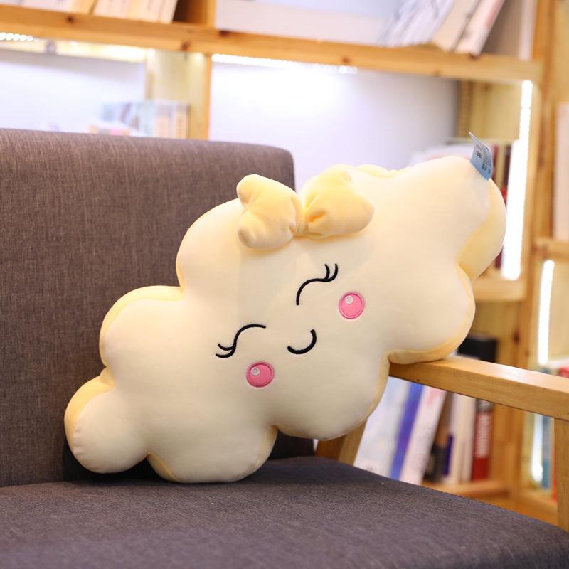 

Nordic-Style Cloud Pillow: Cute, Large Bedside Backrest Cushion 50 cm