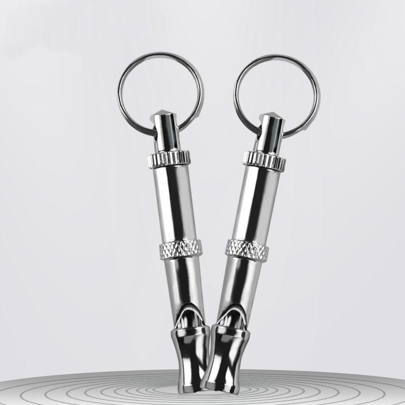 Adjustable Pet Dogs Training Whistle Pets Discipline Supplies Stop Barking Ultrasonic Sound Flute Silent Whistle Control Tools