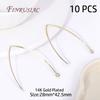 18K Gold Plated Earring Settings Jewelry Findings,Earring Hoops Ear wire/Earring Stopper Nuts/DIY Earring Making Supplies