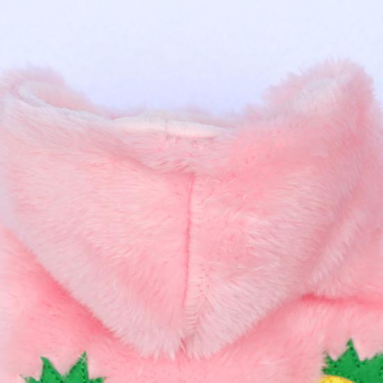 Hunde-Pyjama mit Kapuze, alle abgestimmten Flanell-Plüsch-Haustier-Outfits, Onesie, Mantelzubehör