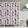 Rainbow Pride Shower Curtain Lgbt Bathroom Decor Transgender Flag Shower Liner Lgbtq+ Washable Backdrop