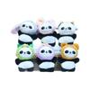 Adorable Panda Plush Keychain Soft Toy Cute Cartoon Animal Accessory For Bags