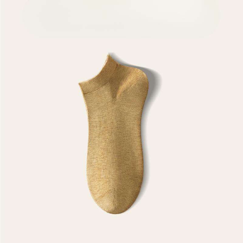 Men's Spring and Summer Cotton Invisible Antiodor Antiskid Antibacterial Anti Pilling Short Boat Socks