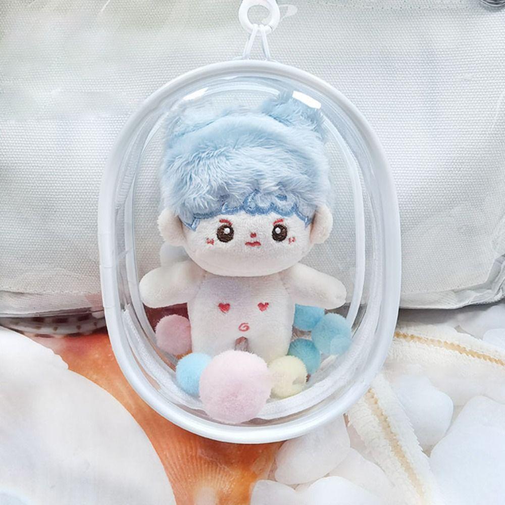 Multicolor Doll Display Box Transparent Storage Case Gift Clear Outdoor Bag