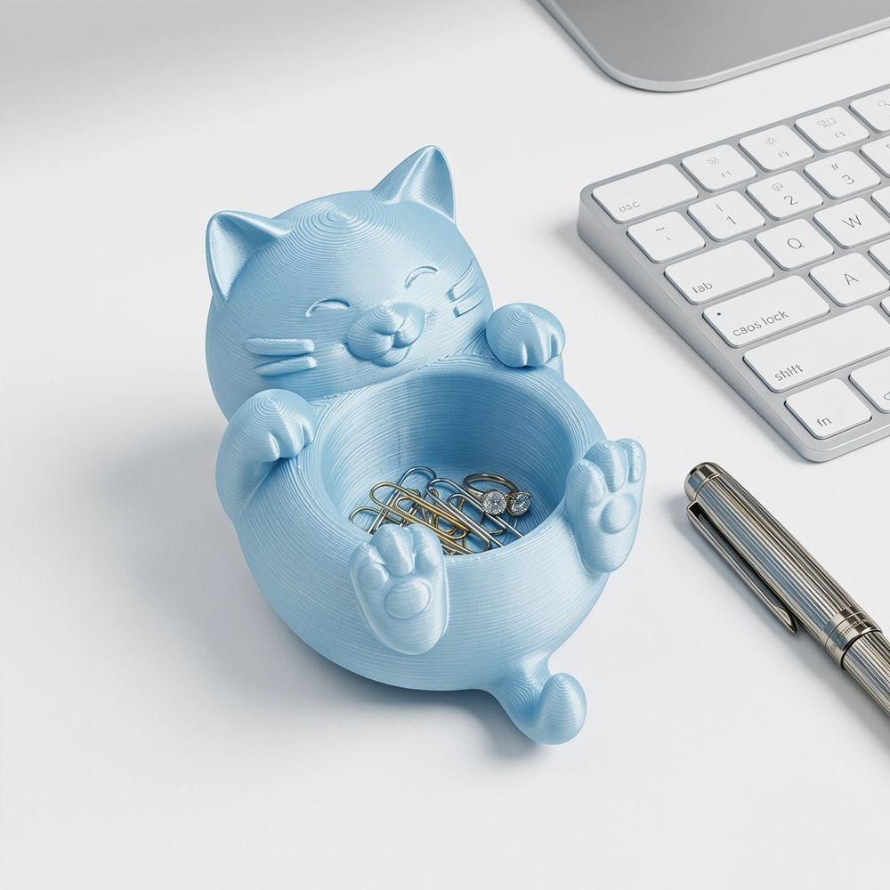 Decorative Lucky Cat Storage Box Cute Jewelry Storage Box Home Decoration