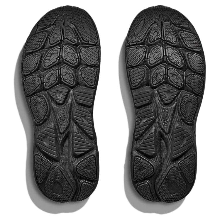 HOKA Clifton 10 Wide Triple Black Women Sneakers 1162050-BBLC