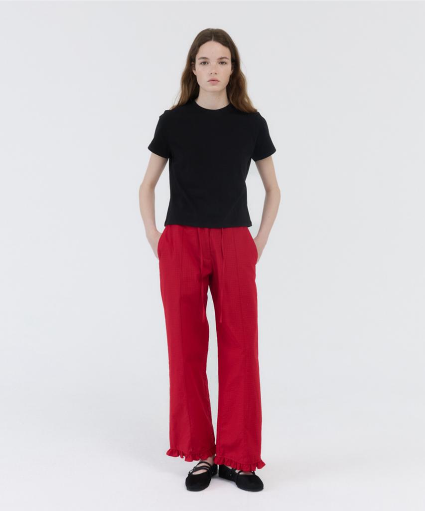 GBH APPAREL Frill Pants / Red