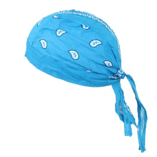 Baumwolle Herren Damen Piraten Radmütze Fahrrad Stirnband Hut Bandana Kopftuch