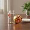 Gold Bean Savings Bottle Creative Home Decor Sealed Decorative Glass Bottle Mini Glass Storage Jar Distinctive Gift Notion