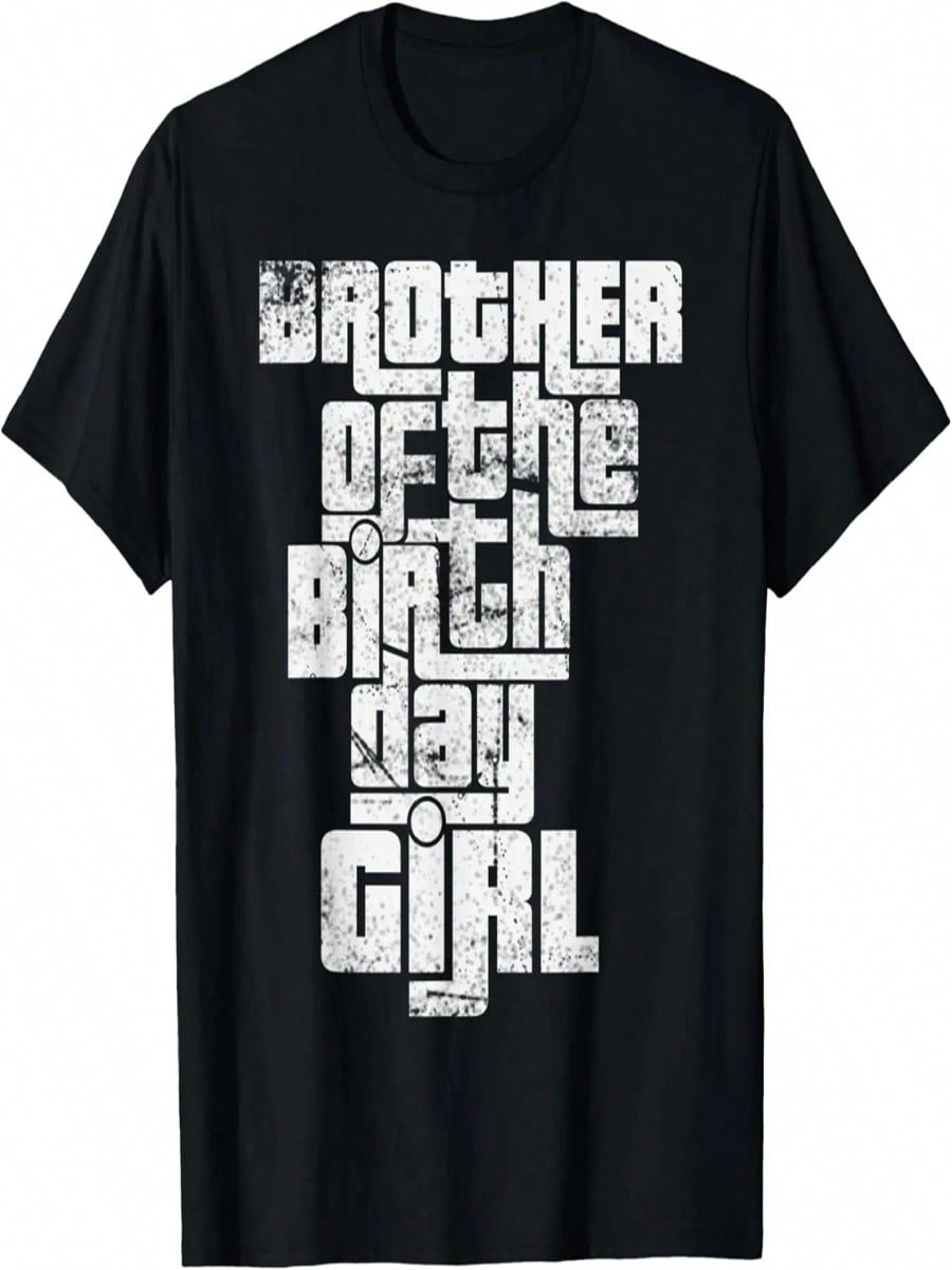 Brother Of The Birthday Girl Cool Graphic Matching Family T-Shirt S разноцветный