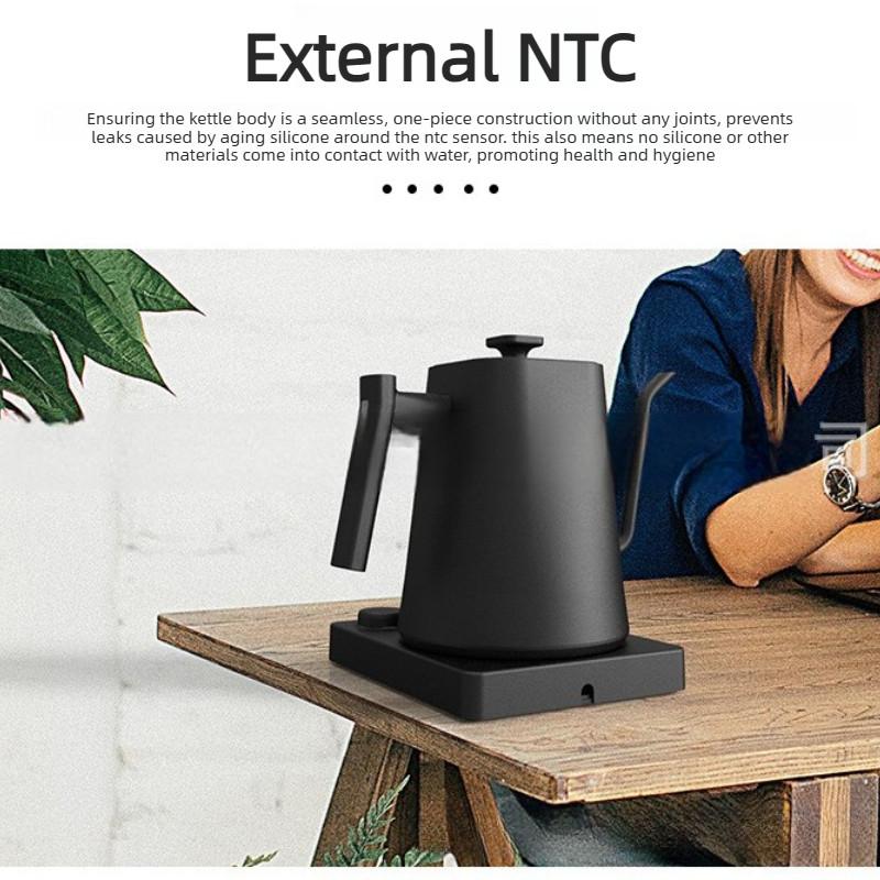 1200W Gooseneck Coffee Kettle Intelligent Constant Temperature Fine Mouth Electric Kettle Professional Coffee Pot