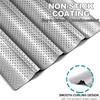 2/4 Wave Perforated French Bread Baking Pan Carbon Steel Baguette Pan French Bread Nonstick Loaves Loaf Cake Mold Baking Tools