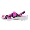Printed EVA Clogs Women Men Breathable Lightweight Slip On Garden Shoes Beach Pool Bathroom Home Daily Wear Beach Travel Wear