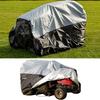 600D Oxford Fabric Lawn Mower Cover For Outdoor Protection As Shown Foldable Storage Bag Elastic Pullstring Closure