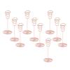 10Pcs Table Card Holder Reusable Metal Iron Place Stands Display Clips for Weddings Events Restaurants Parties