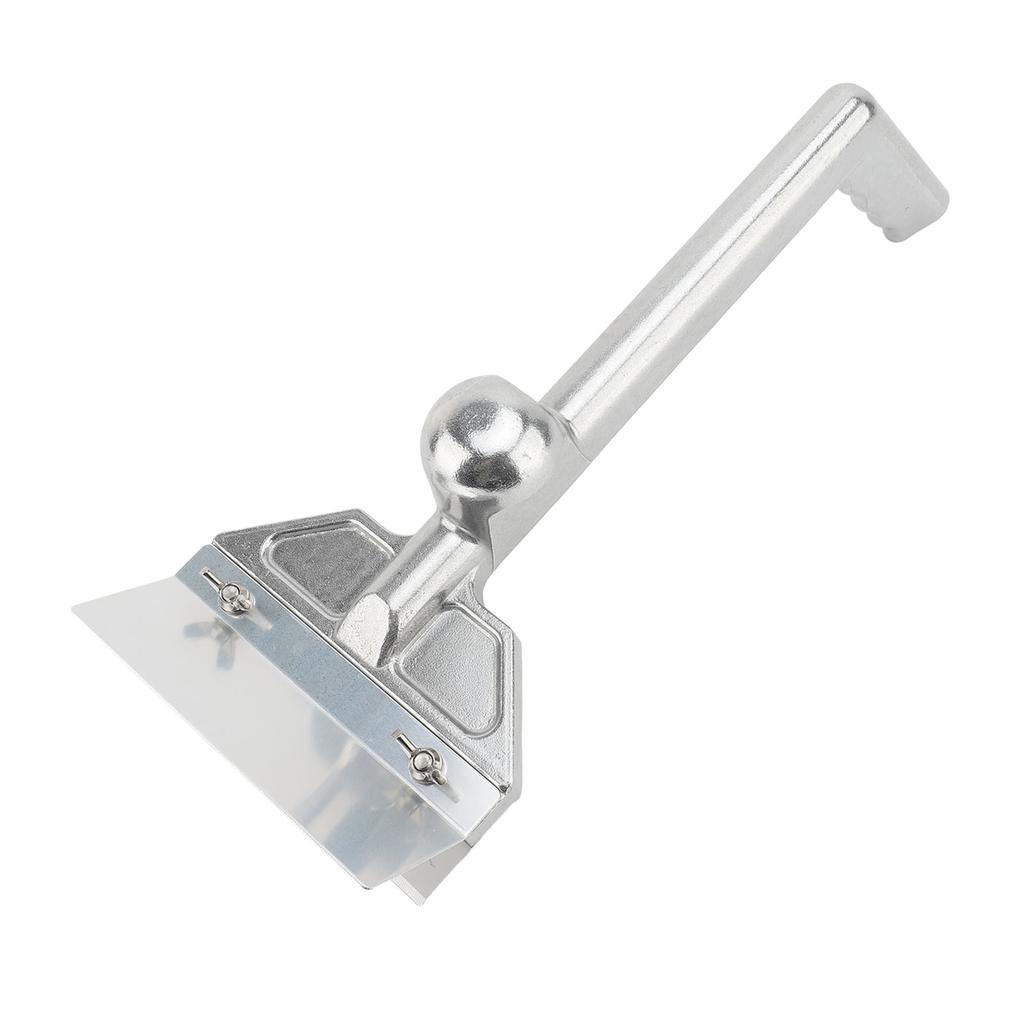 Commercial Griddle Scraper Flat Top Grill Scraper with Ergonomic Aluminum Handle for Outdoor Grill C