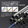 15M Sewer Endoscope Camera Teslong Fiberscope iPhone Compatible USB C Drain Pipe Borescope Camera with 8 LEDs 15/16/17 High-Brightness