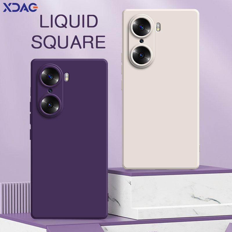 

Square Liquid Silicone Phone Case for Honor 60 Pro SE 5G Full Camera Protective Soft Waterproof Mobile Cover Honor60 60Pro 60SE