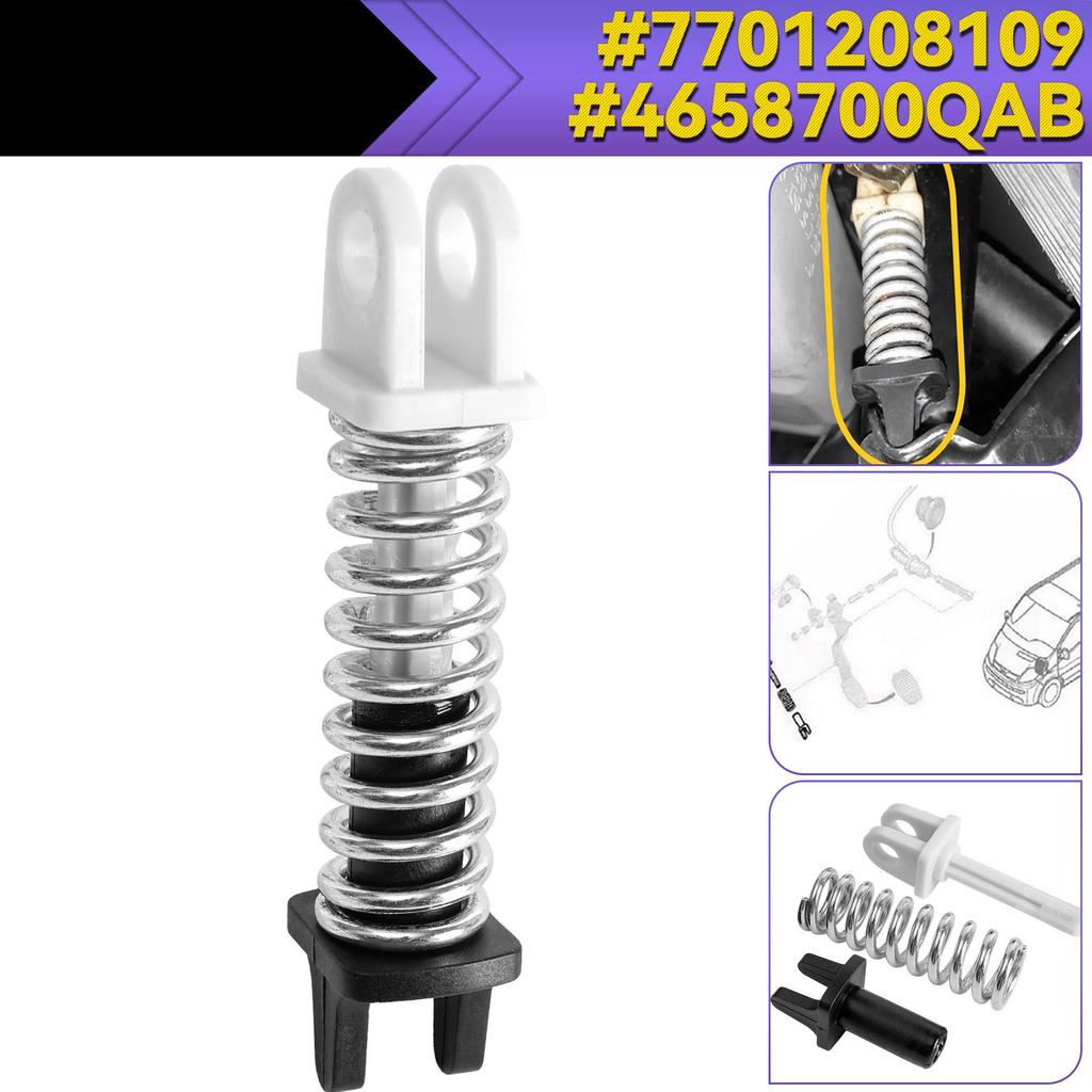 Sada na opravu spojkového pedálu Pružina Zpětný chod Asistence spojkového pedálu Pro Renault Trafic II Vauxhall Vivaro A Nissan Primastar 7701208109