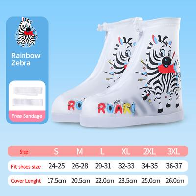Children's Transparent Waterproof Boot Sneakers Covers Shoe Baby School Unisex Anti-slip Cover Shoes Accessories 2024 New