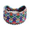 Bohemian Retro Print Yoga Headband: Wide African-Inspired Headscarf for Women