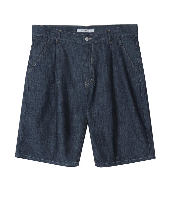 AVANDRESS Cooling Denim Single-Pleat Half Pants - 3 Colors