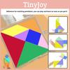 Wooden Tangram Puzzle Set For Kids With Bright Colors And Educational Benefits