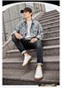 Men's Plus Size White Genuine Leather Skate Shoes - Breathable, Soft Sole, Casual Cowhide Sneakers