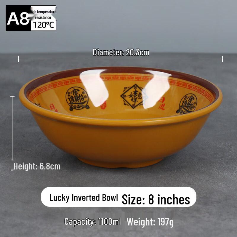 Jingbaodi Commercial Melamine Ramen Bowl Set