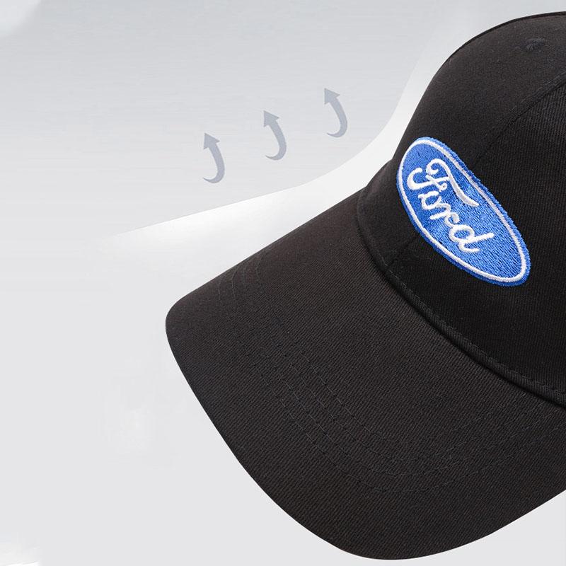 Kaczka Językowa Czapka Samochodowa Haftowane Logo Baseball 3D Czapki Regulowane Codzienne Trucker Hip hop Dla Ford ST Line Focus Mustang Fiesta