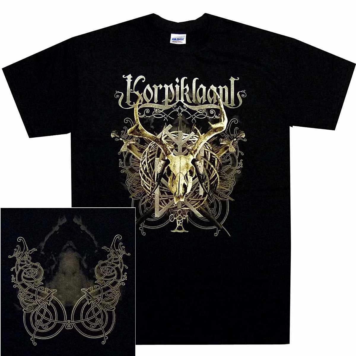 Korpiklaani Crest Shirt S-3XL Folk Metal Official Band T-Shirt Tshirt M