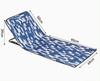 1pc Portable Outdoor Beach Sunbed Adjustable Height Beach Loungers Folding Chair