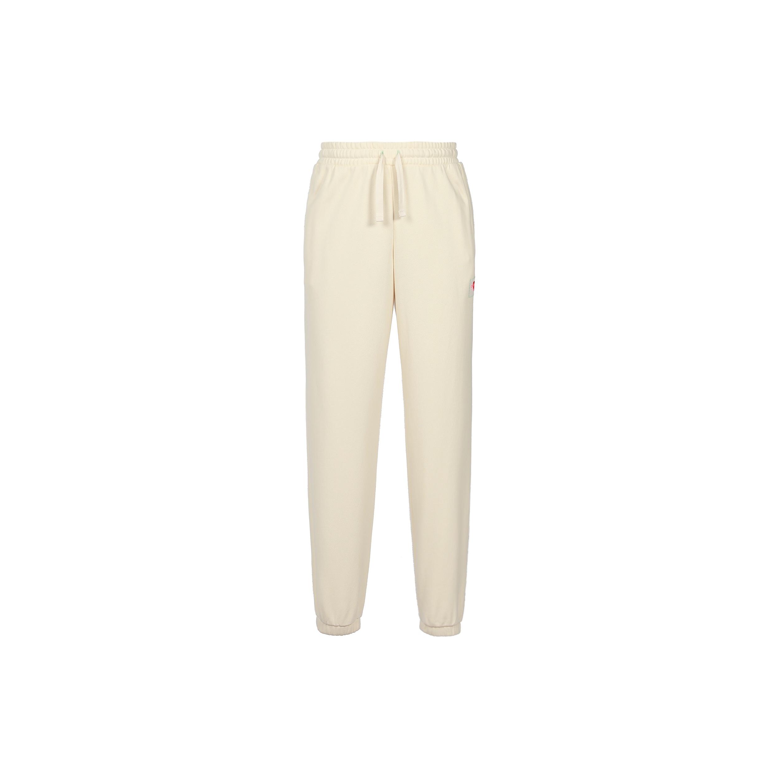 adidas originals Elastic Waistband Casual Bundle Feet Sports Pants/Trousers/Joggers Creamy White Men s HI6010 XS