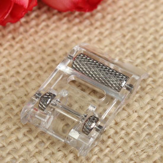 Low Shank Roller Presser Foot for Singer Brother Janome Home Sewing