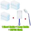 New 50-10PCS Dusting Brush Disposable Electrostatic Absorbent Fiber Duster Air-condition Car Furniture Cleaning Duster Set Tools