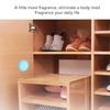 2pcs Adhesive Freshener Box Portable Remove Odor   Round Freshener Box for Wardrobe Purple