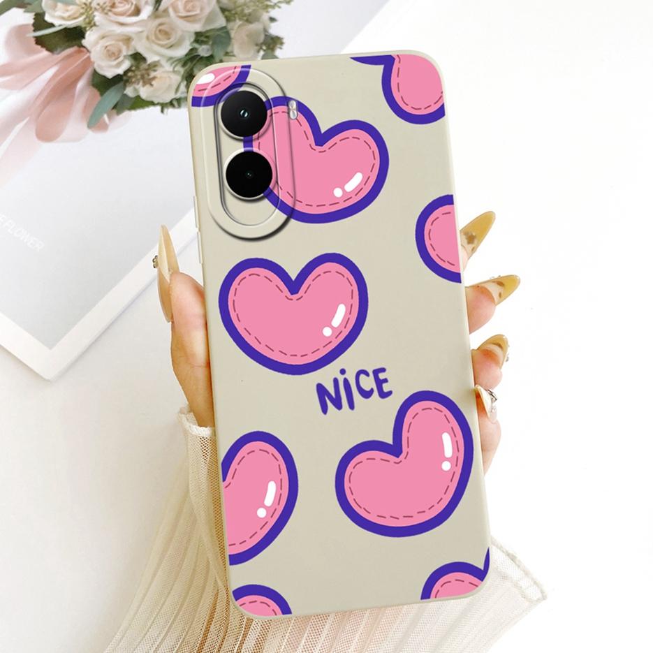For Xiaomi Poco M7 Plus Case PocoM7 4G Pretty Girl Sunfower Painted Phone Case For Xiaomi Poco M7 Pro PocoM7 Plus 5G Soft Fundas