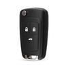 Carcasa de Llave Remota Modificada Dandkey de 2/3/4/5 Botones para Chevrolet Malibu Cruze Aveo Spark Sail Flip Para Opel Astra Mando Hu100
