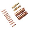 14 pz Accessori Saldatrice Mig Ugello Saldatura a Filo Ugelli Gas Ugello Rivestito 21-50 Diffusore Gas 35-50 Ugelli 11-35