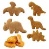 Almofada de Pelúcia Simulado Nugget de Dinossauro para Crianças 30CM Brinquedos Sensoriais para Bebês Animal de Pelúcia Macio Bloco de Dinossauro Boneco de Frango Brinquedo de Pelúcia Presente