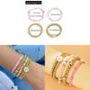 Bohemian Beaded Bracelets Set With Heart Shape Design For Womens Fashion Accessories