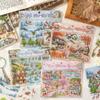 ZABC Four Seasons Scenery Stickers: 4 Styles for DIY Journals & Collages