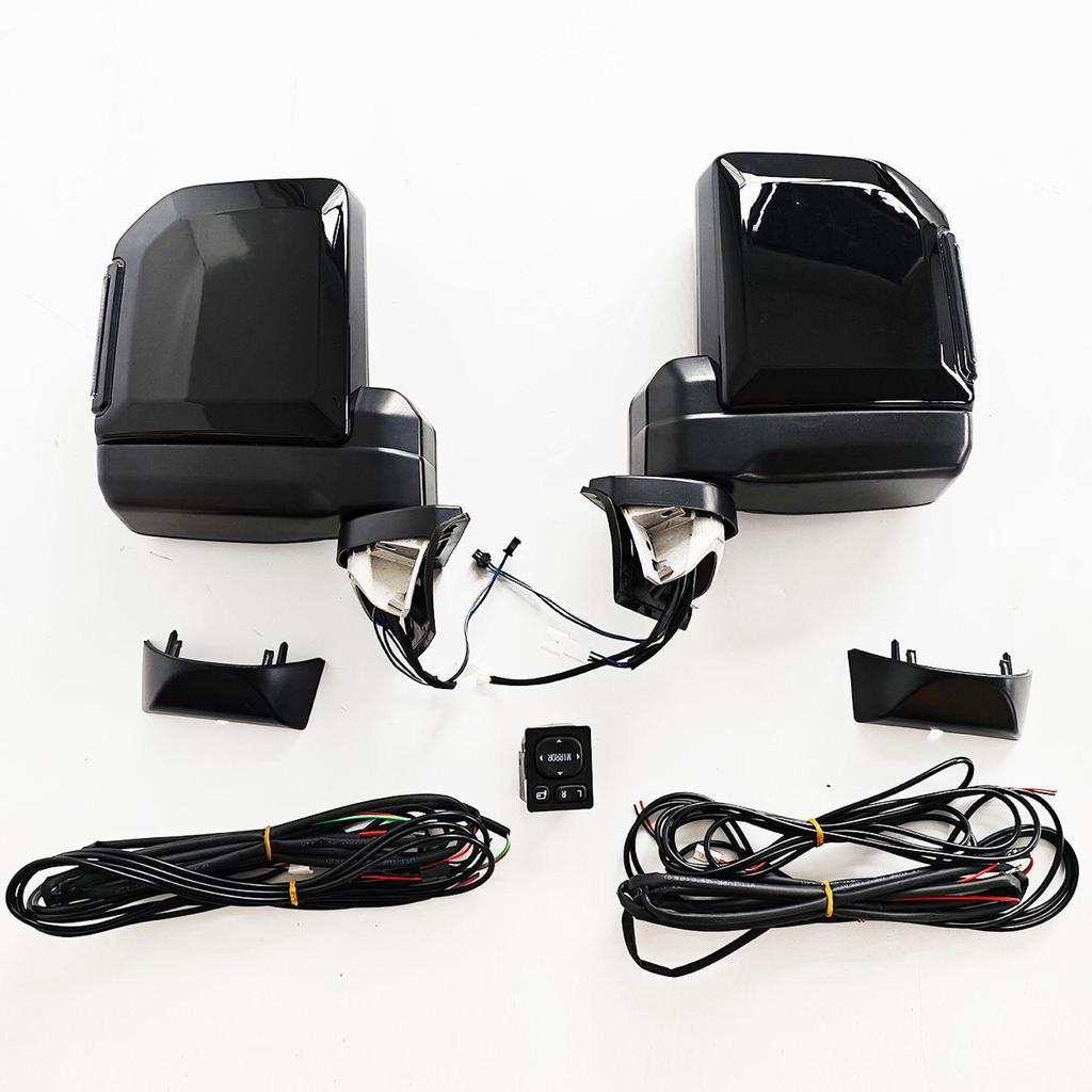 Electroplated Folding Side Rearview Mirror for Toyota Land Cruiser LC76, 79, and 71 Series